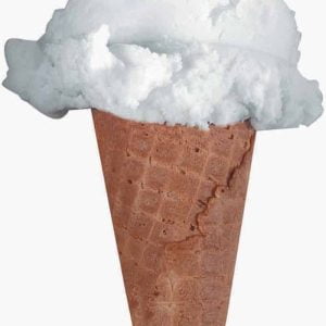 Vanilla Ice Cream Cone Food Picture