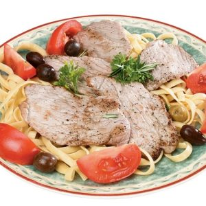 Veal Cutlet Pasta Food Picture
