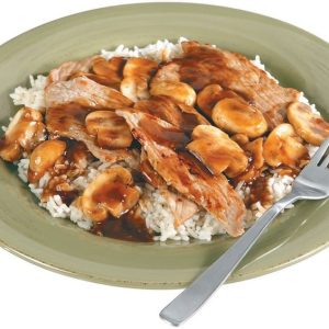 Veal Marsala over Rice Food Picture