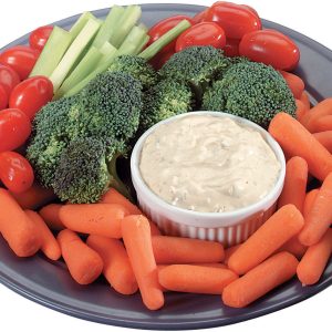 Vegetable Tray With Dip Food Picture
