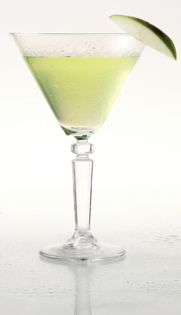 A Glass of Vodka Appletini Food Picture