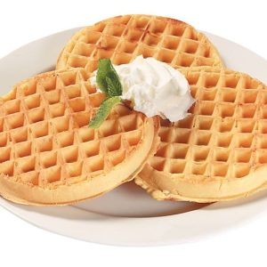 Waffles with Whipped Cream Food Picture