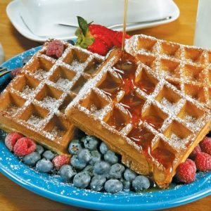 Whole Wheat Waffles Food Picture