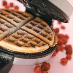 Waffle in Waffle Pan Food Picture