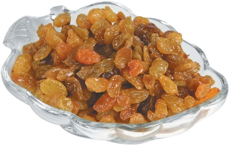 White Raisins in a Bowl Food Picture