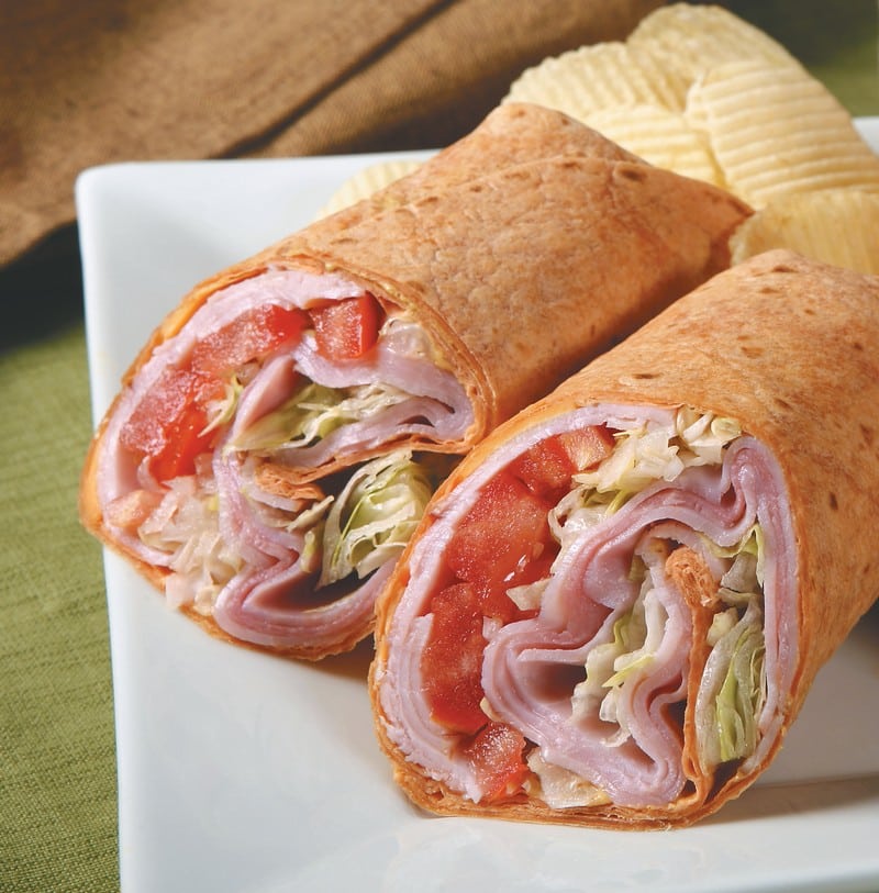Turkey and Ham Wrap Food Picture