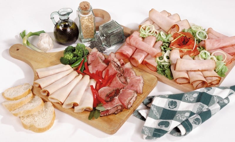 Deli Cold Cuts on Cutting Boards Food Picture